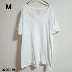ヘインズ【M】無地 Ｔシャツ Ｖネック 半袖 白 綿 カジュアルのサムネイル