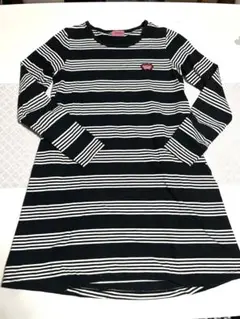 SISTER JENNI ストライプ長袖ワンピース