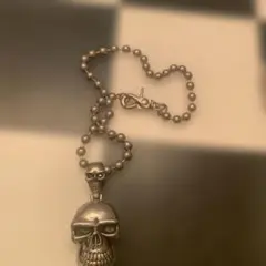 スカルペンダント ネックレス シルバー