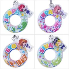 カラフルピーチ　エニマイくじ　からぴち夏休み　E賞　うきわキーホルダー