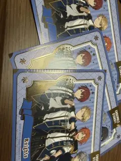 あんスタ GIGO特典　箔押しユニットポストカード Knights 3枚セット