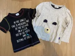 90 ロンT、半袖Tシャツ　セット