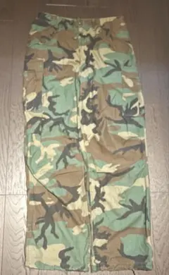 80's U.S.ARMY M-65 パンツ ウッドランドカモ 迷彩 m-l