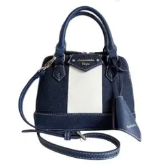 【美品】サマンサベガ 2way ショルダーバッグ デニム コンビ バイカラーのサムネイル