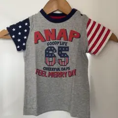 ANAP キッズ 半袖Tシャツ 星条旗柄のサムネイル