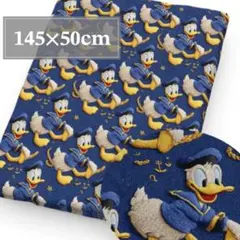 即日！匿名！ディズニー　Disney 生地　布　ドナルド　大判　ハンドメイド