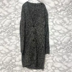 【INGNI】ニットカーディガン ロング丈 ボタン ギャル 姉ギャル ボタン M