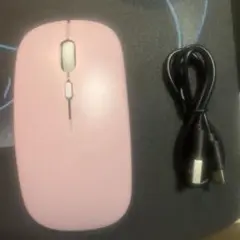 ピンク ワイヤレスマウス Bluetooth 2.4GHz 充電式