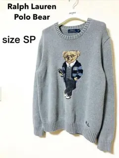 Polo Ralph Lauren ポロベアセーター メンズセーター M★綿