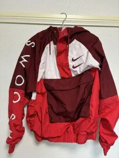 【売り切ります】Nike ナイロンジャケット レッド/ホワイト