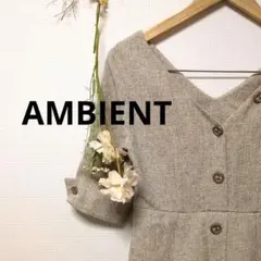 AMBIENT アンビエント レイヤード ワンピース プリーツ お洒落のサムネイル