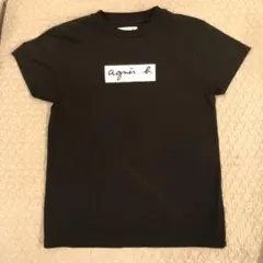 【美品】アニエスベー　ADAME ET ROPE ボックスロゴTシャツS