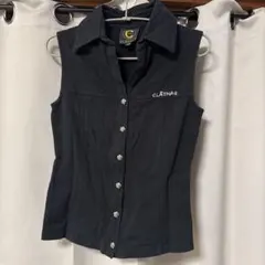 CLATHAS ノースリーブトップス ブラック