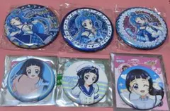 キミとアイドルプリキュア　ウインク　缶バッチ6個+色紙