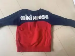 ミキハウス　トレーナー　バックプリント