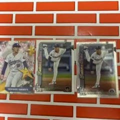 2025 Topps Baseball Series 1 山本由伸　3枚セット