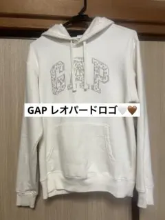 gap パーカー ロゴレオパード xxs