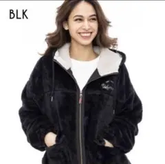 2023ビラボンFUR HOODED LIGHT JACKETファージャケットL