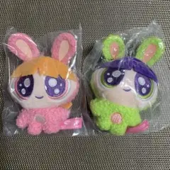 パワーパフガールズ　おめめキラキラぬいぐるみ　ガチャガチャ