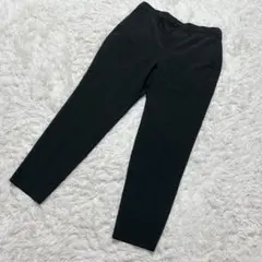 【c6182】UNIQLO スラックス ブラック　ビジネス　フォーマル