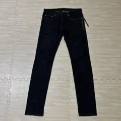 Dior homme サイドジップ　ノンウォッシュデニムパンツ　28のサムネイル
