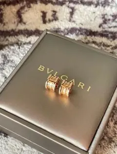 BVLGARI B-zero系列のローズゴールドイヤーカフ（耳夹）