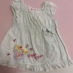 Mezzo Piano ストライプ ワンピース