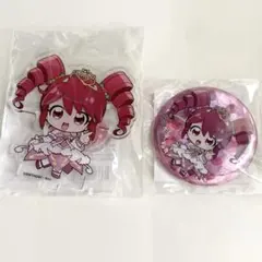 ふしぎ星のふたご姫Gyu! 楽コレ　ファイン　アクリルスタンド　缶バッジのサムネイル