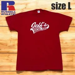 90s US古着 RUSSELL ディーゼルサービス ガレージ系 Tシャツ L