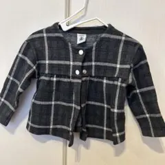 美品⭐︎PETIT BATEAU チェック柄アウター 18m