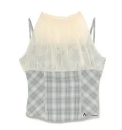 andmary Ami check tops ice blue - メルカリ