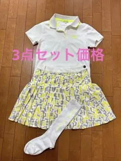 ゴルフ レディースウェア ポロシャツ スカート セット