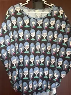 アイアムアイ キャラクター柄 ルーズフィットTシャツ