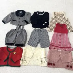【はる♡同封割引、匿名発送、即時購入歓迎様専用】 ベビー服16点まとめ売り　80