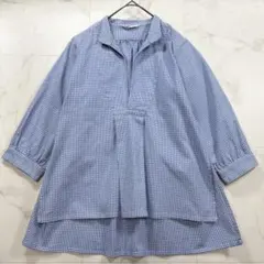 buoybuoy ORGANICコットンリネン puff ribbon ブラウス - メルカリ