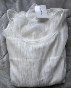 ホワイト シースルー 半袖Tシャツのサムネイル