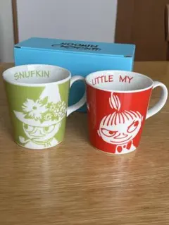 MOOMIN ☆マグカップ ＊スナフキン ・リトルミイ 2個セット＊新品未使用のサムネイル