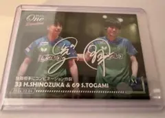 【篠塚大登／戸上隼輔】サイン入り　木下マイスター東京 エポックワン　55枚限定