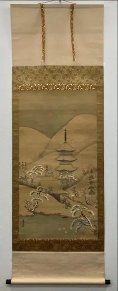 村田玉清「羅浮仙」美人画 掛軸 絹本 - メルカリ