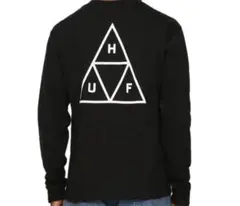 HUF ブラック ロングスリーブ Tシャツ XL