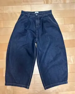 them studio baggy denim ワイドパンツ