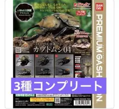 【新品】いきもの大図鑑アドバンス カブトムシ04 3種セット