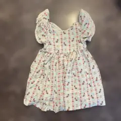 CathKidston London白×水色ワンピース 犬柄 86-90cmのサムネイル