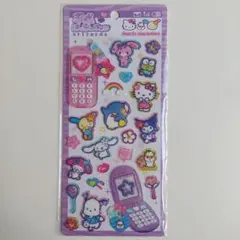 【正規品】平成はっぴーフォン サンリオ キティちゃん マイメロ クロミ シール②