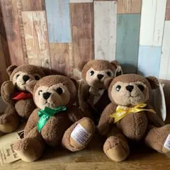 くまのぬいぐるみ　テディベア　4体セット ベリーマンベア