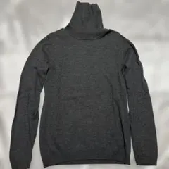 UNIQLO ウール100% グレー タートルネックセーター レディース　L