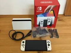 Switch本体有機EL Joy-Conホワイト　キャリングケース付き