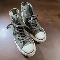 Converse カモフラージュ ハイカットスニーカー　23cm
