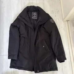 Sノースフェイスレディースブラック黒マクマードダウンジャケットパーカー
