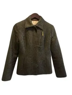 ラメ ツイード 短丈 ショートブルゾン ジャケット